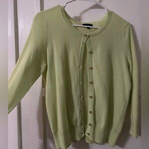 Light green cardigan